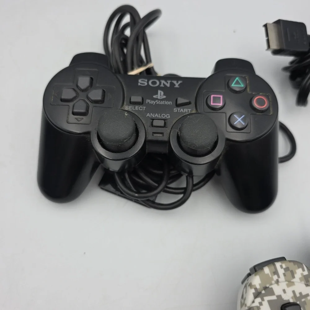 Sony PlayStation 2 PS2 Slim Black Console Bundle SCPH-77001 & 17 Games Tested